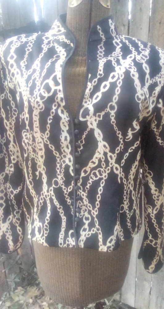 Chain print jacket